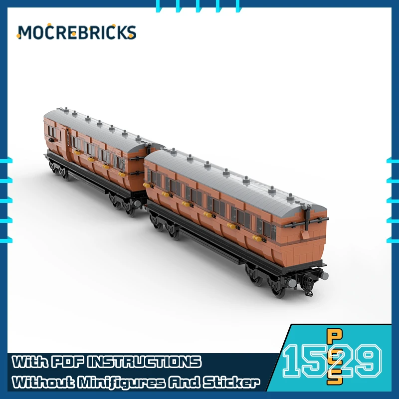MOC City Railway Pre Grouped Trailer Passenger Car Train Model DIY Building Block Assembly Technology Bricks Toys For Gifs
MOC City Railway Pre Grouped Trailer Passenger Car Train Model DIY Building Block Assembly Technology Bricks Toys For Gifs