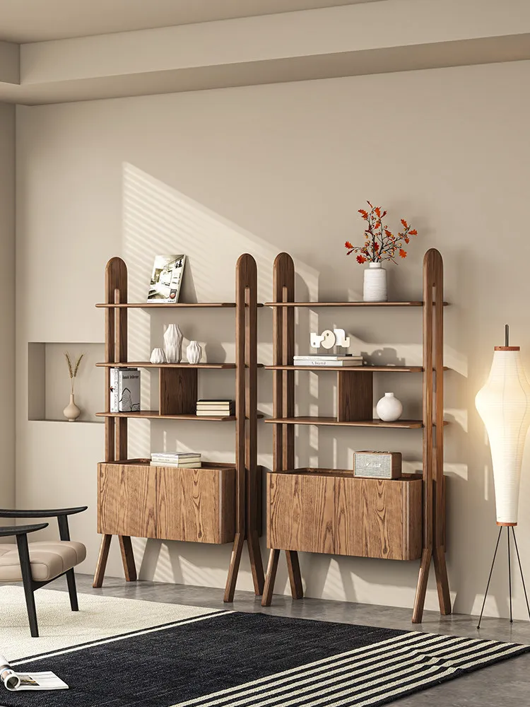PYJ Nordic solid wood entrance cabinet small household floor-to-ceiling bookshelf
PYJ Nordic solid wood entrance cabinet small household floor-to-ceiling bookshelf