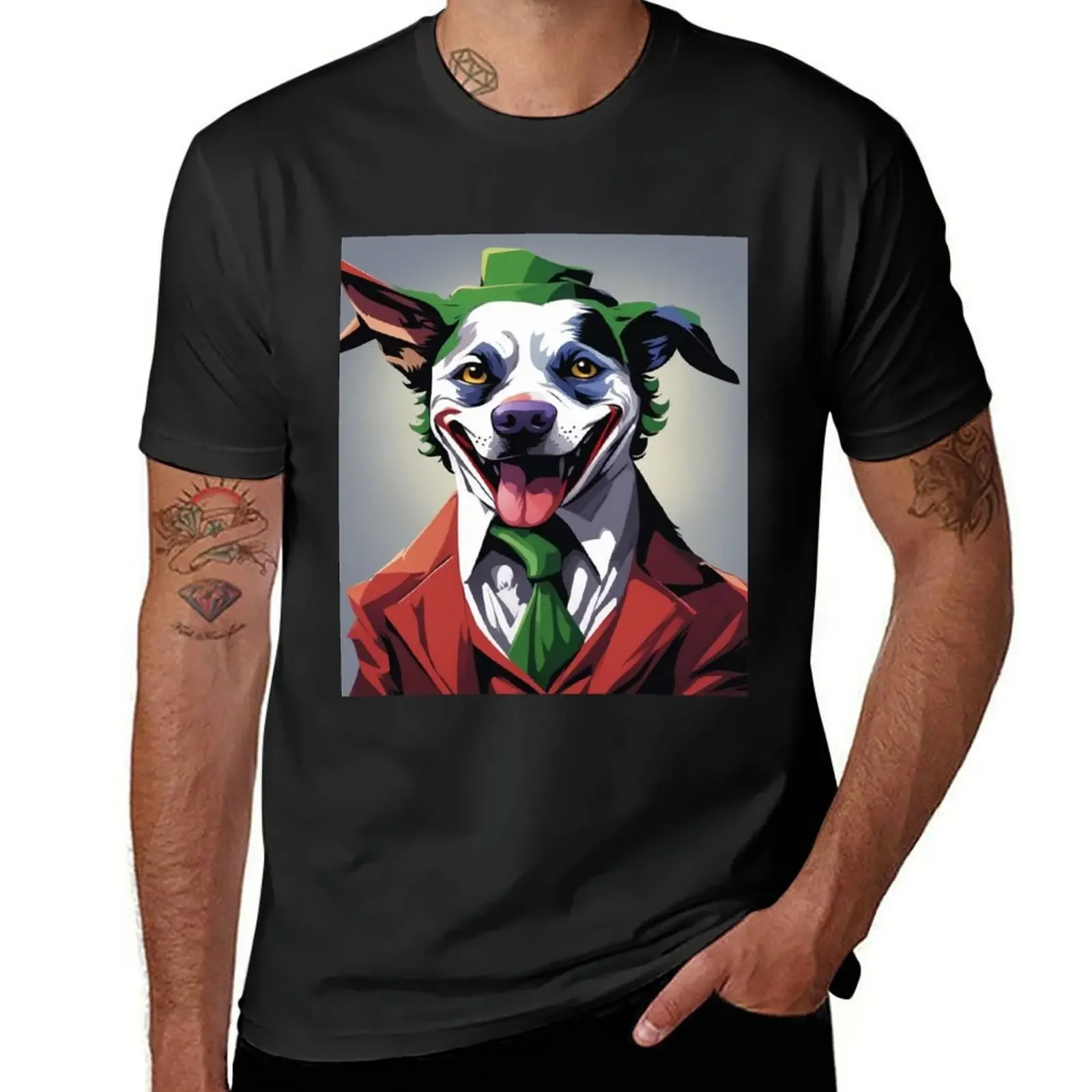 Joker The Dog T-Shirt cute clothes blacks vintage clothes t shirts for men cotton
Joker The Dog T-Shirt cute clothes blacks vintage clothes t shirts for men cotton