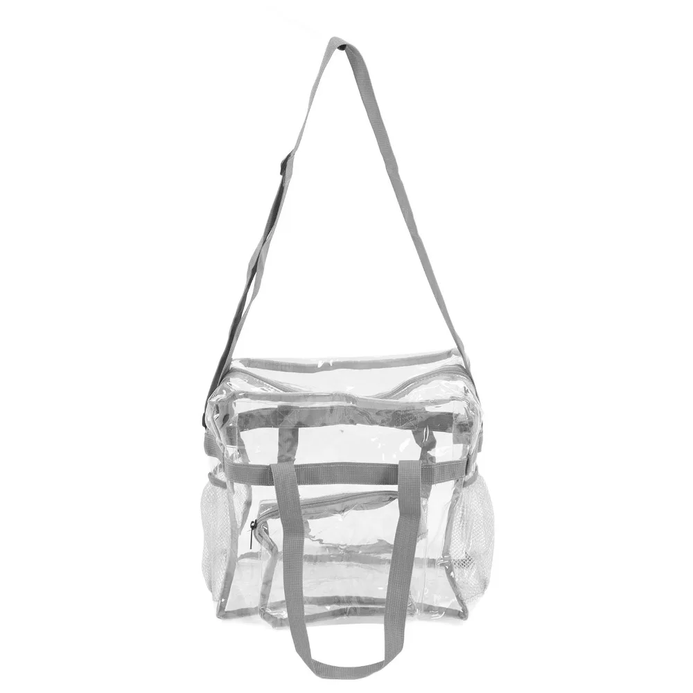 Durable PVC Transparent Handbag Waterproof Large Capacity Clear Tote Bag With Adjustable Strap Clear Lunch Bags Travel
Durable PVC Transparent Handbag Waterproof Large Capacity Clear Tote Bag With Adjustable Strap Clear Lunch Bags Travel