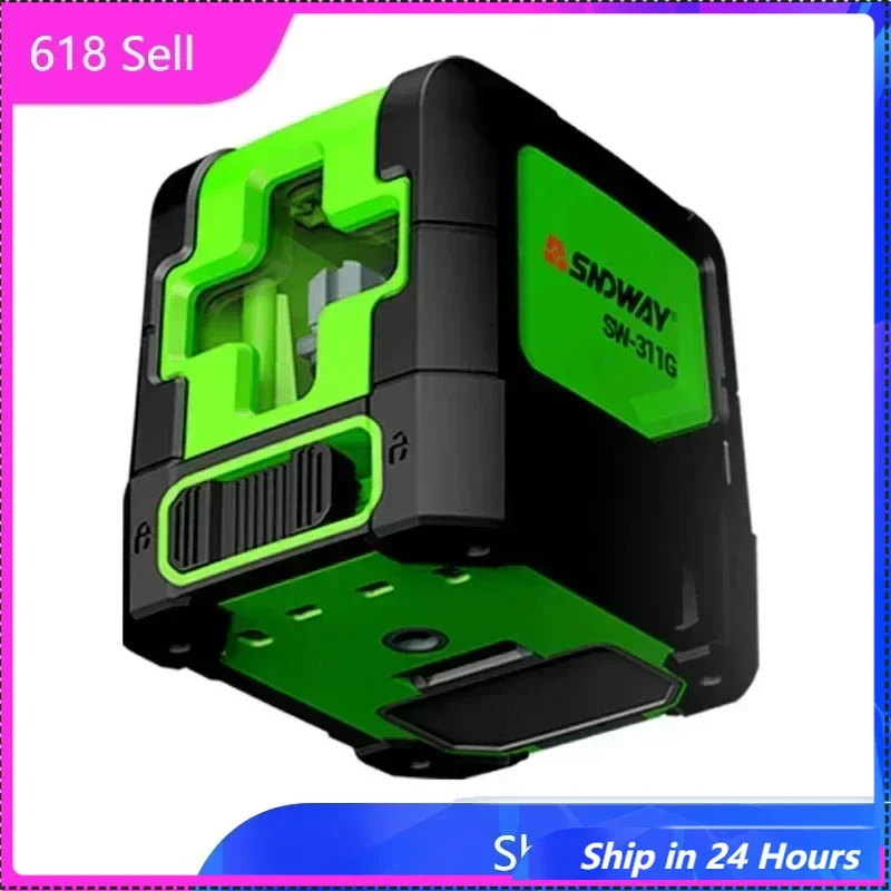 English Version SNDWAY SW-311G 2 Lines Laser Level Meter Horizontal And Vertical Green Beam Self Leveling Mini Module Laser Leve
English Version SNDWAY SW-311G 2 Lines Laser Level Meter Horizontal And Vertical Green Beam Self Leveling Mini Module Laser Leve