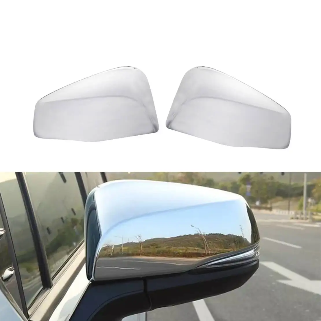 1 Pair Silver Side Rear-view Mirror Covers Trims ABS Fit for Toyota Sienna 2022 2021
1 Pair Silver Side Rear-view Mirror Covers Trims ABS Fit for Toyota Sienna 2022 2021