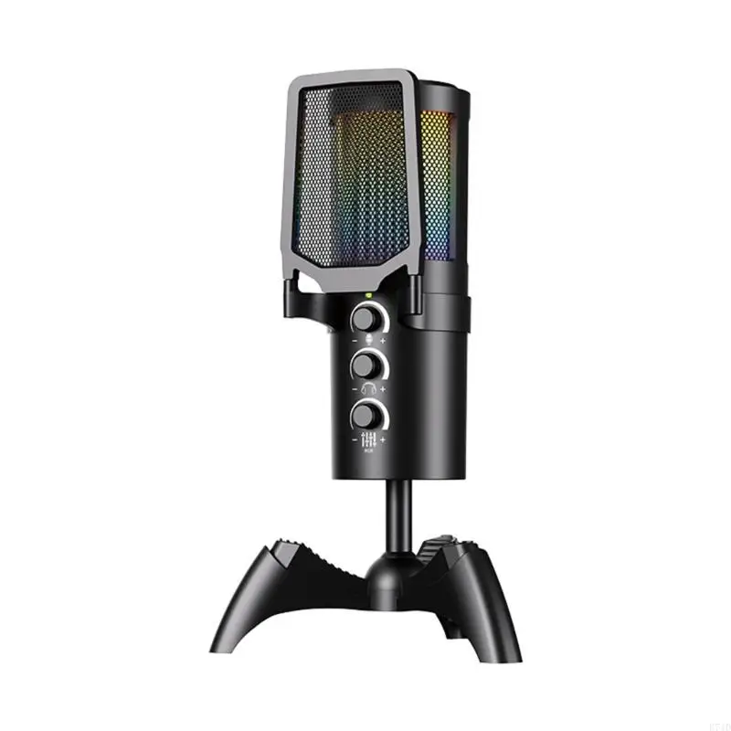 E74D USB Color Gaming Microphone with Mute Function for Clear Auditory in Streaming Noise Cancelling
E74D USB Color Gaming Microphone with Mute Function for Clear Auditory in Streaming Noise Cancelling