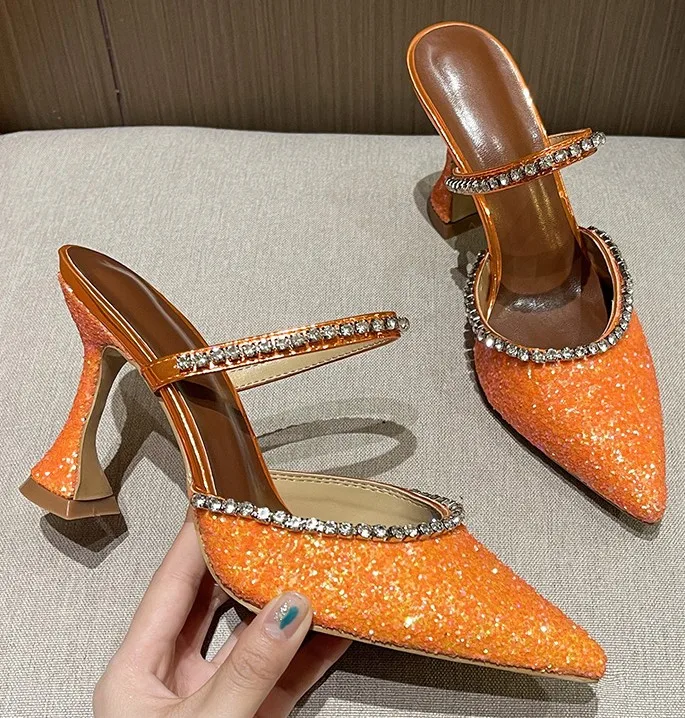 Crystal Shiny Strap Sandals Women Luxury Pointy Party High Heels Female Rhinestones Bling Large Size Design Ladies Summer Shoes
Crystal Shiny Strap Sandals Women Luxury Pointy Party High Heels Female Rhinestones Bling Large Size Design Ladies Summer Shoes