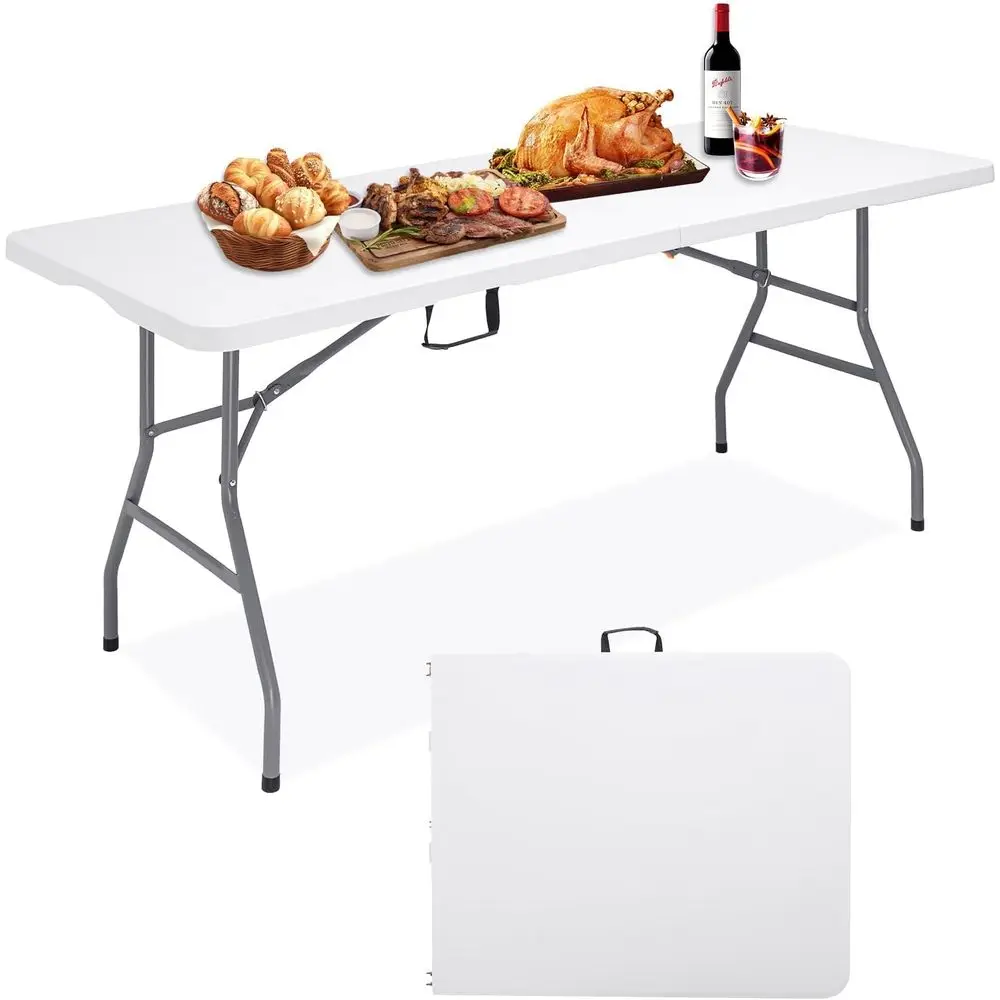 Portable Folding Camping Table, 350lbs Capacity, 6 Feet, Suitable for Outdoors and Indoors, Heavy-Duty Plastic Dining Table, 71x
Portable Folding Camping Table, 350lbs Capacity, 6 Feet, Suitable for Outdoors and Indoors, Heavy-Duty Plastic Dining Table, 71x
