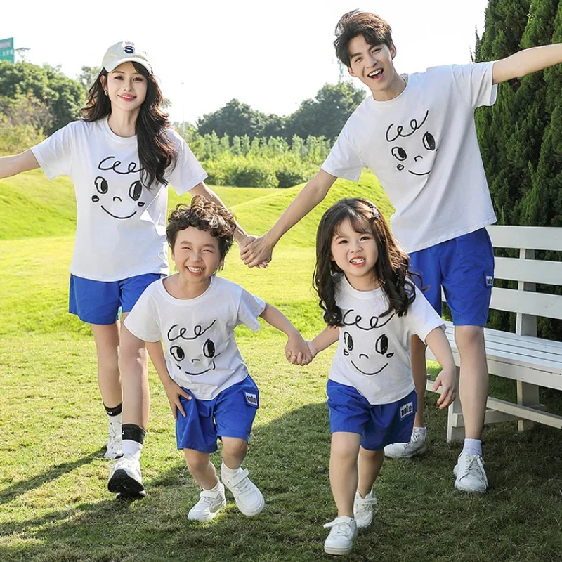 Family Funny T-shirt Outfits Parents and Children Matching Clothes Dad Mom and Daughter Son Baby T Shirts Shorts Two Piece Sets
Family Funny T-shirt Outfits Parents and Children Matching Clothes Dad Mom and Daughter Son Baby T Shirts Shorts Two Piece Sets