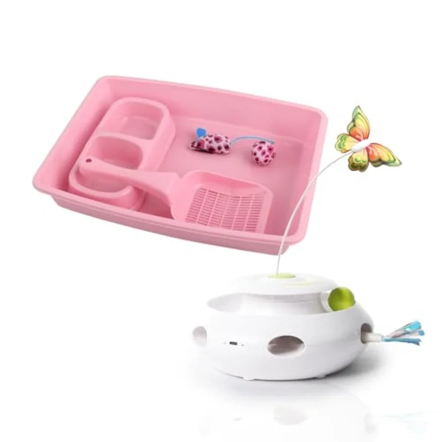 Kitten Litter Box Kit with 3 in1 Cat Toy
Kitten Litter Box Kit with 3 in1 Cat Toy