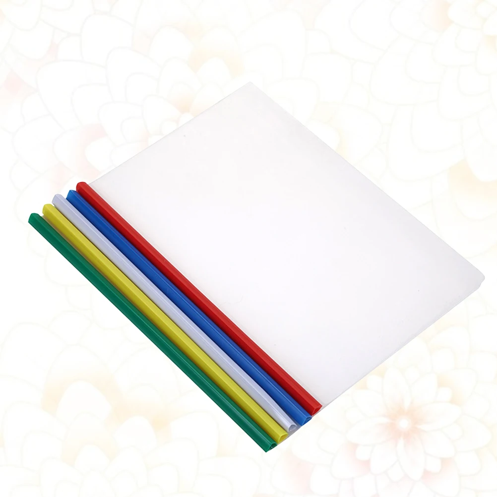 20 Pcs Plastic File Folder A4 Paper ganizer Triangle Sliding Bar Holder Report Binder Lightweight Non Slip Document Storage
20 Pcs Plastic File Folder A4 Paper ganizer Triangle Sliding Bar Holder Report Binder Lightweight Non Slip Document Storage