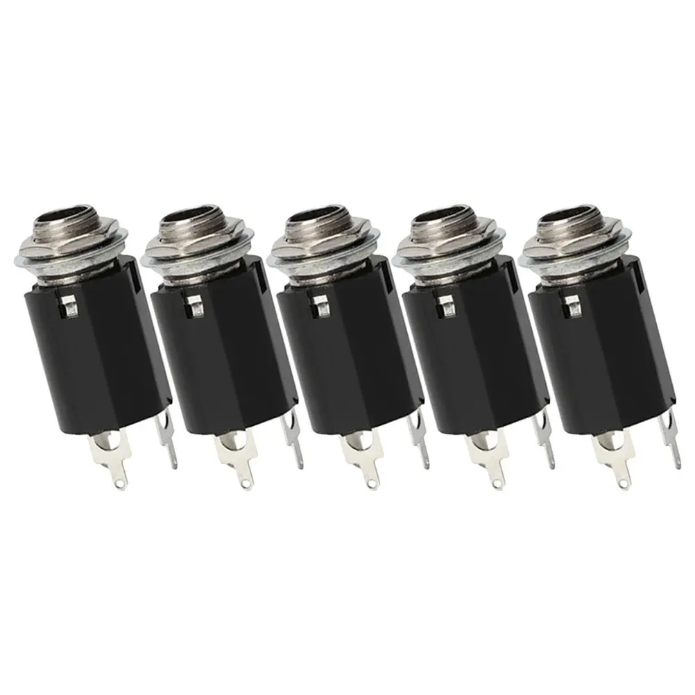 5Pcs Metal Jack Socket 6.35mm Guitar Parts Durable Output Socket Replacement Accessory Electric Guitar Jacks Pickup Jack
5Pcs Metal Jack Socket 6.35mm Guitar Parts Durable Output Socket Replacement Accessory Electric Guitar Jacks Pickup Jack