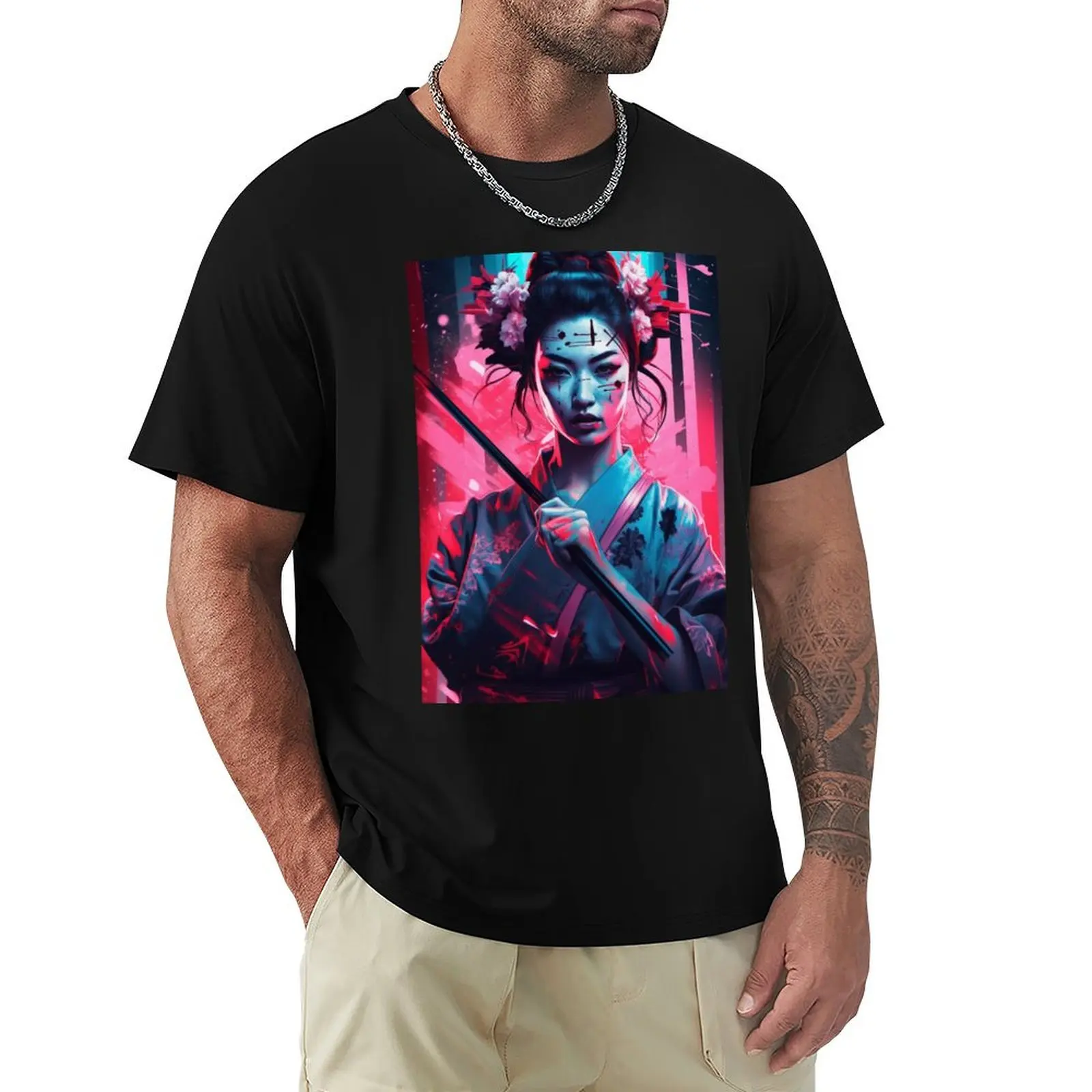 Cyberpunk Geisha T-Shirt new edition shirts graphic tee kawaii clothes outfits for men
Cyberpunk Geisha T-Shirt new edition shirts graphic tee kawaii clothes outfits for men