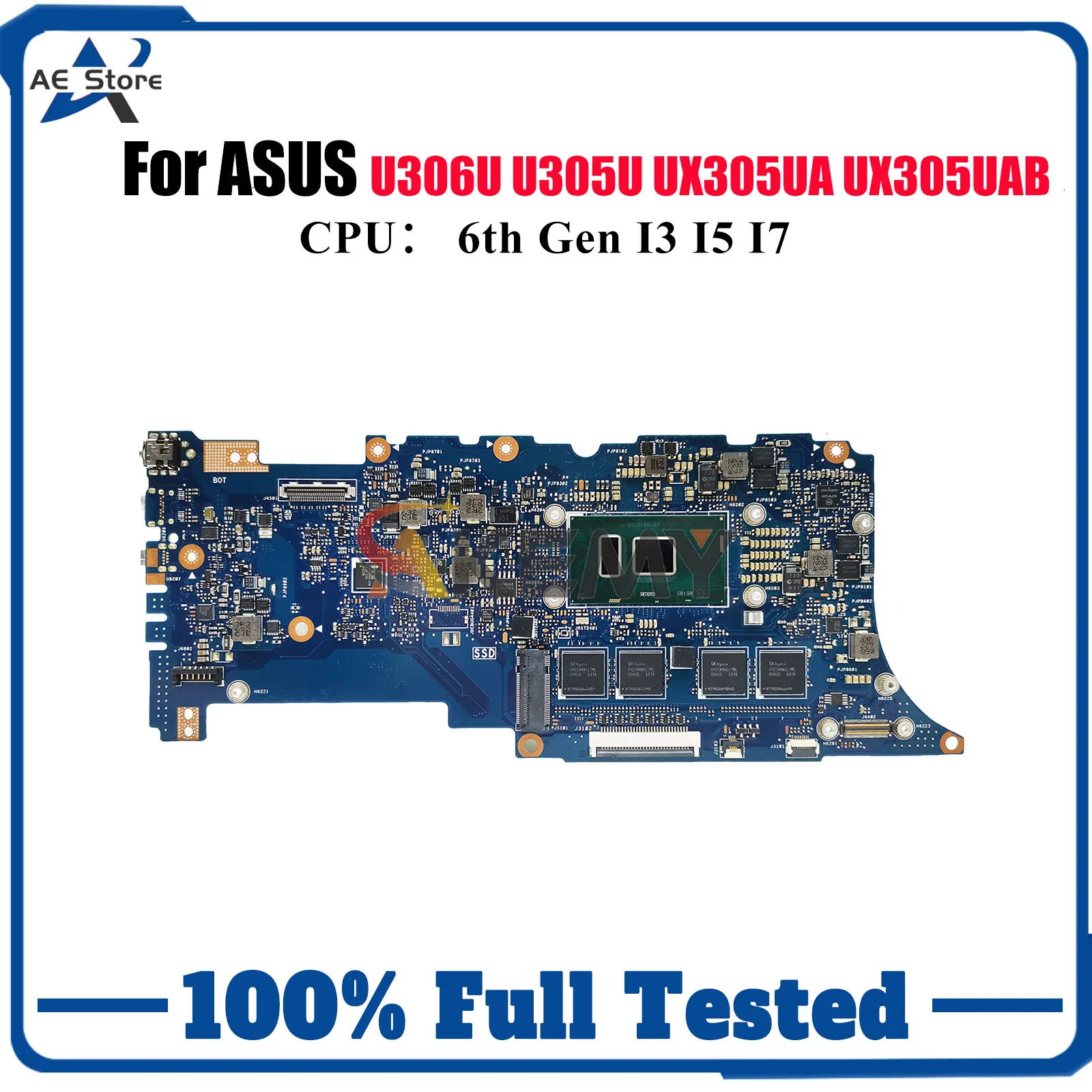 UX305UAB Laptop Motherboard For ASUS ZenBook U305U U306U UX305UAB UX305UA UX305U Mainboard With I3 I5 I7 CPU 100% tests OK stk
UX305UAB Laptop Motherboard For ASUS ZenBook U305U U306U UX305UAB UX305UA UX305U Mainboard With I3 I5 I7 CPU 100% tests OK stk