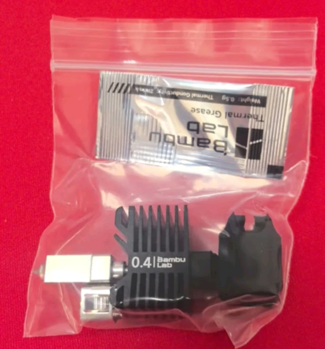 Bambu Lab Original 0.2/0.4MM 3D Printer Hot End Stainless Steel Nozzle Assembly X1/P1 Series Universal
Bambu Lab Original 0.2/0.4MM 3D Printer Hot End Stainless Steel Nozzle Assembly X1/P1 Series Universal