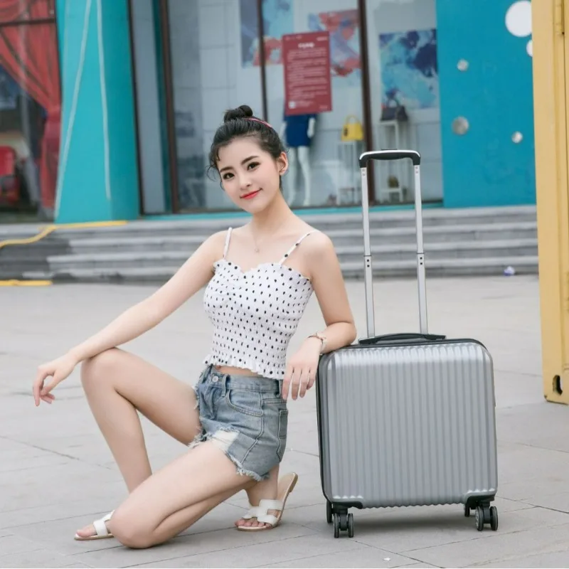 Horizontal Small Trolley Case Women's Suitcase Universal Wheel Luggage Short Travel Suitcase Mini Boarding Case 18 Inches
Horizontal Small Trolley Case Women's Suitcase Universal Wheel Luggage Short Travel Suitcase Mini Boarding Case 18 Inches