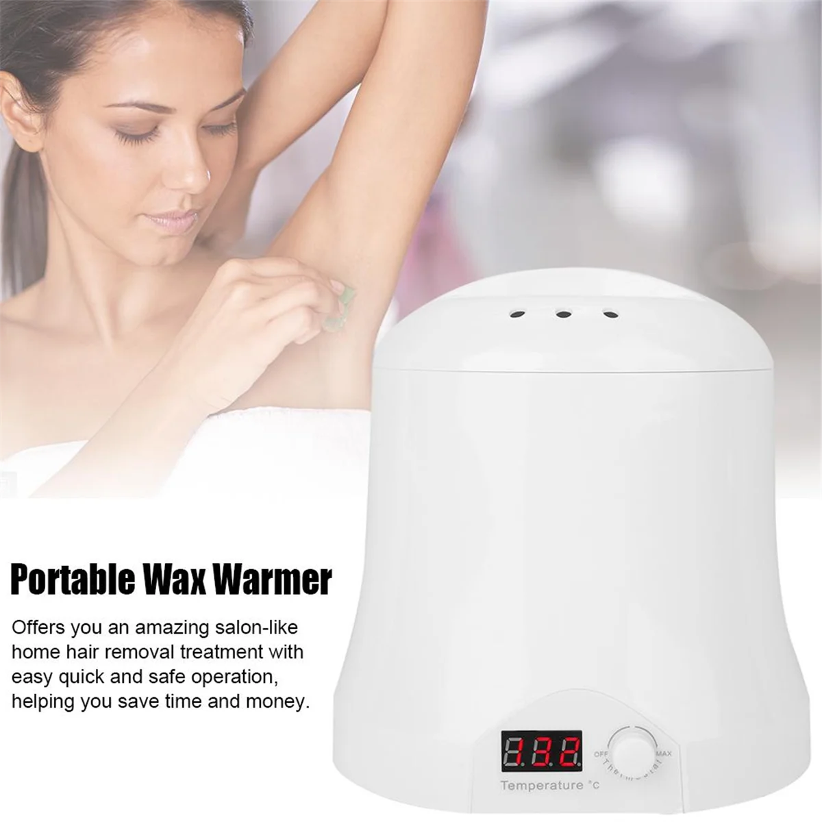 Y02AElectric Wax Warmer Hair Removal Machine Hair Removal Spa Electric Depilatory Waxing Heat-Resistant Eco-Friendly Eu Plug
Y02AElectric Wax Warmer Hair Removal Machine Hair Removal Spa Electric Depilatory Waxing Heat-Resistant Eco-Friendly Eu Plug
