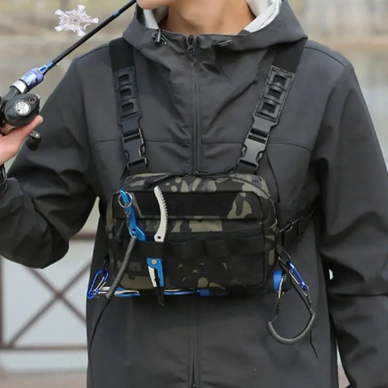 Fishing Tackle Bag Chest Sling Pack Backpack Sports Waist Pack With Fishing Lures For Camping Hiking EDC
Fishing Tackle Bag Chest Sling Pack Backpack Sports Waist Pack With Fishing Lures For Camping Hiking EDC