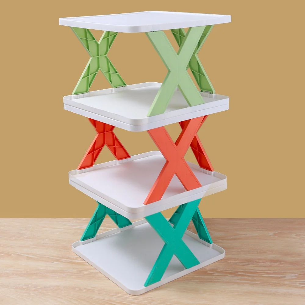 Folding Shoe Rack Multi-tier Simple Storage Rack For Dormitory Bedroom Shoe Organizer
Folding Shoe Rack Multi-tier Simple Storage Rack For Dormitory Bedroom Shoe Organizer
