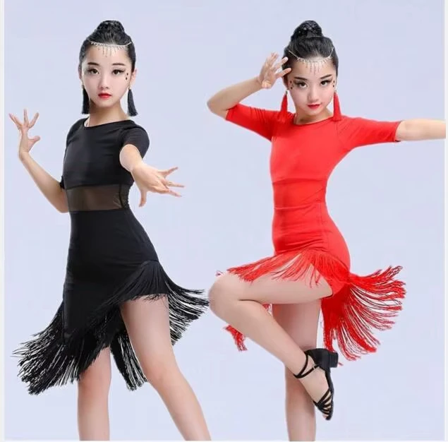 Children Latin Dance Dress News Swing Dance Dress Fringed Tango Salsa Ballroom Kids Dresses for Girls Costume Competition
Children Latin Dance Dress News Swing Dance Dress Fringed Tango Salsa Ballroom Kids Dresses for Girls Costume Competition