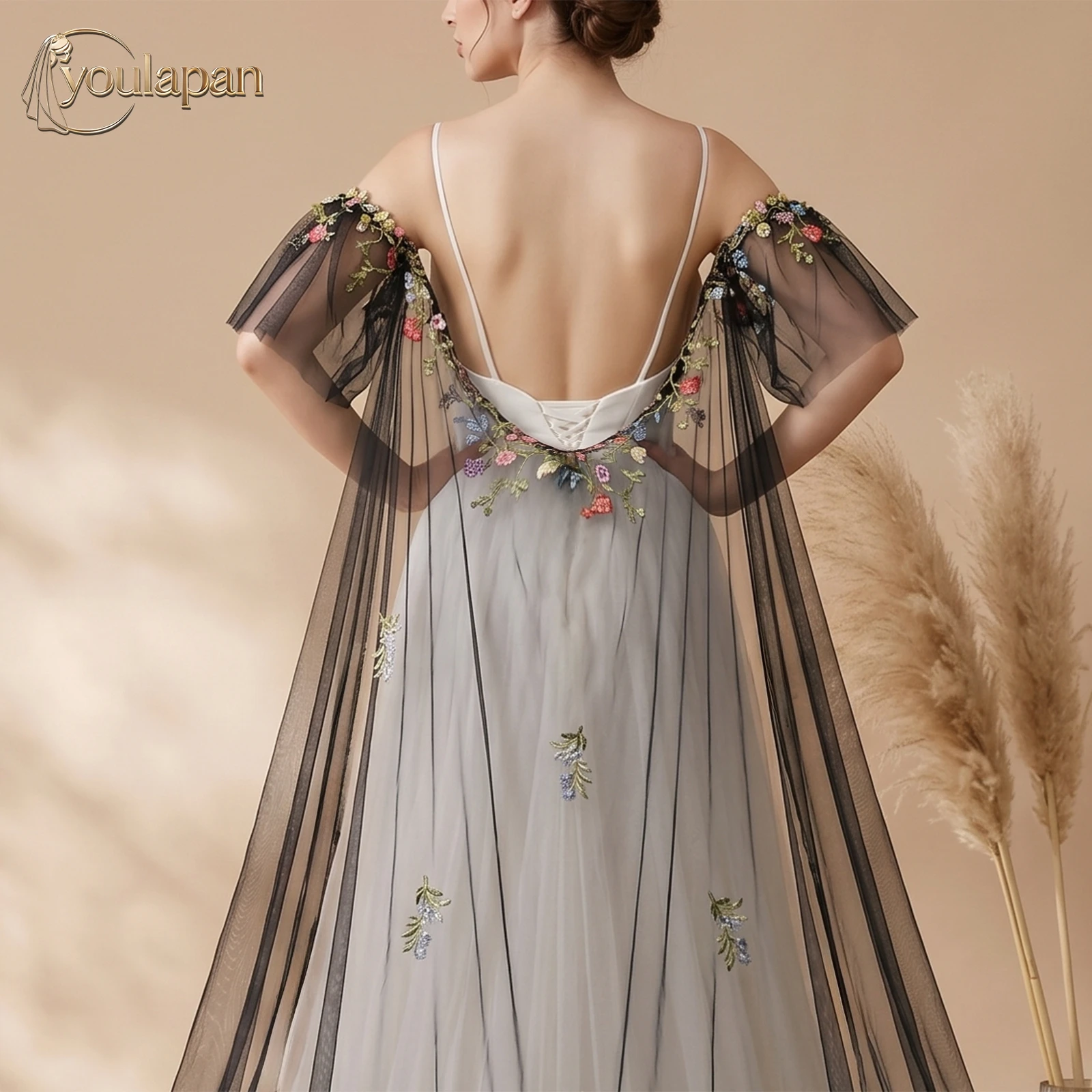 TOPQUEEN Lace Floral Embroidery Wedding Bolero Black Women'S Evening Bolero Mangas Desmontables Novia Wedding Accessories MG61
TOPQUEEN Lace Floral Embroidery Wedding Bolero Black Women'S Evening Bolero Mangas Desmontables Novia Wedding Accessories MG61