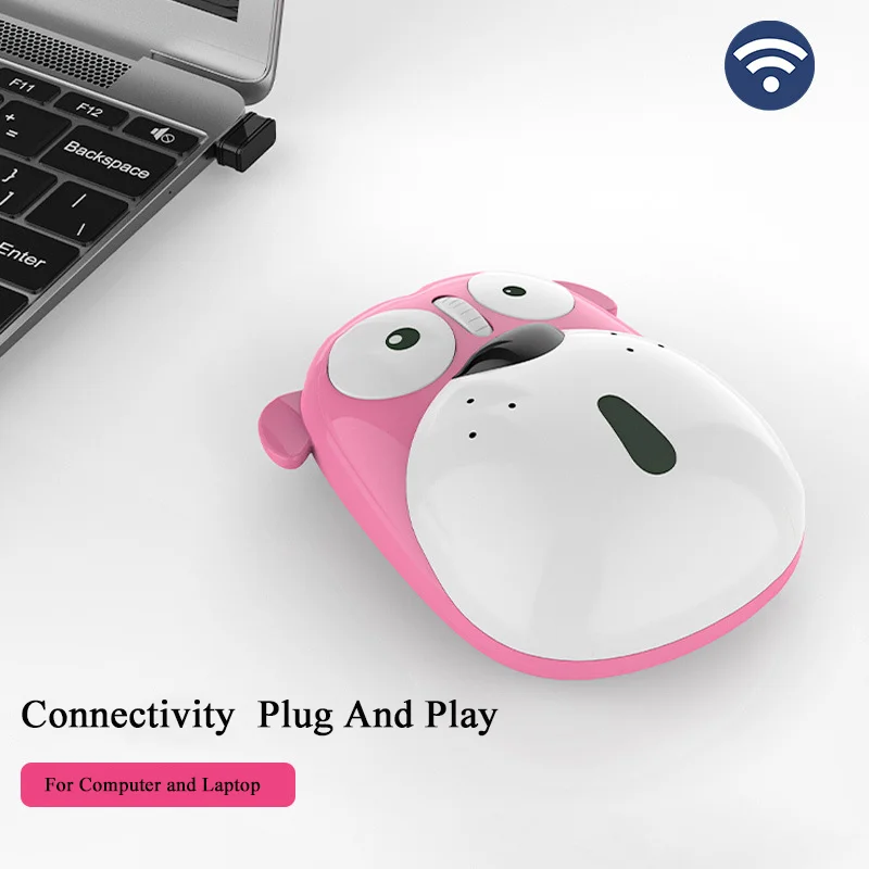 Rechargeable 2.4G USB Wireless Cartoon Mouse Pink Cute Puppy Silent Mause Light Weight Computer Laptop Mice For Kids Girl Gift
Rechargeable 2.4G USB Wireless Cartoon Mouse Pink Cute Puppy Silent Mause Light Weight Computer Laptop Mice For Kids Girl Gift