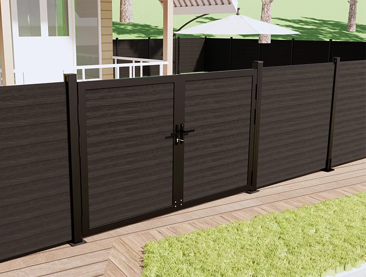 WPC Aluminum Alloy Frame 3D Embossed 6ft Height Outdoor Privacy Fence Modern Eco-Friendly Solid No-Gap Construction CE Certified
WPC Aluminum Alloy Frame 3D Embossed 6ft Height Outdoor Privacy Fence Modern Eco-Friendly Solid No-Gap Construction CE Certified