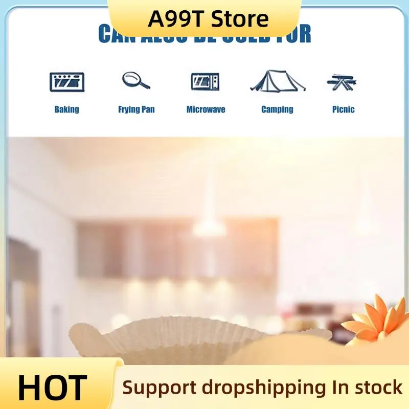 A99T 150Pcs Air Fryer Parchment Paper Liners Non-Stick Disposable Liners Basket Unperforated Round Parchment Paper(Brown)
A99T 150Pcs Air Fryer Parchment Paper Liners Non-Stick Disposable Liners Basket Unperforated Round Parchment Paper(Brown)