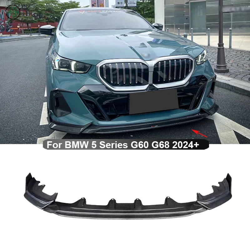 For BMW 5 Series G60 G68 2024+ Carbon Fiber Car Front Bumper Splitter Front Lip Chin Spoiler Diffuser Parts Upgrade Body kit
For BMW 5 Series G60 G68 2024+ Carbon Fiber Car Front Bumper Splitter Front Lip Chin Spoiler Diffuser Parts Upgrade Body kit