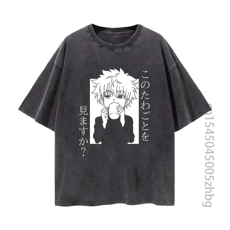 Killua Zoldyck Anime Woman Shirt Streetwear Harajuku Vintage Distressed Tshirt Manga Graphic T Shirt Men Tops Tees
Killua Zoldyck Anime Woman Shirt Streetwear Harajuku Vintage Distressed Tshirt Manga Graphic T Shirt Men Tops Tees