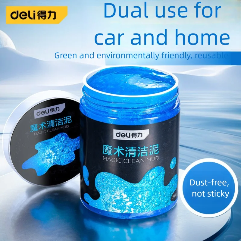 Многофункциональный мягкий гель Deli для домашнего интерьера, черная технология, автомобильная вакуумная клавиатура, инструмент для очистки пыли
Многофункциональный мягкий гель Deli для домашнего интерьера, черная технология, автомобильная вакуумная клавиатура, инструмент для очистки пыли