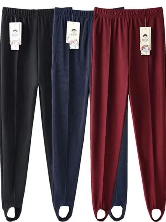 High Waist Ice Silk Leggings Women's Footwear Pants Mom Pants High Elastic Loose plus Size Outerwear Base Layer Pants
High Waist Ice Silk Leggings Women's Footwear Pants Mom Pants High Elastic Loose plus Size Outerwear Base Layer Pants