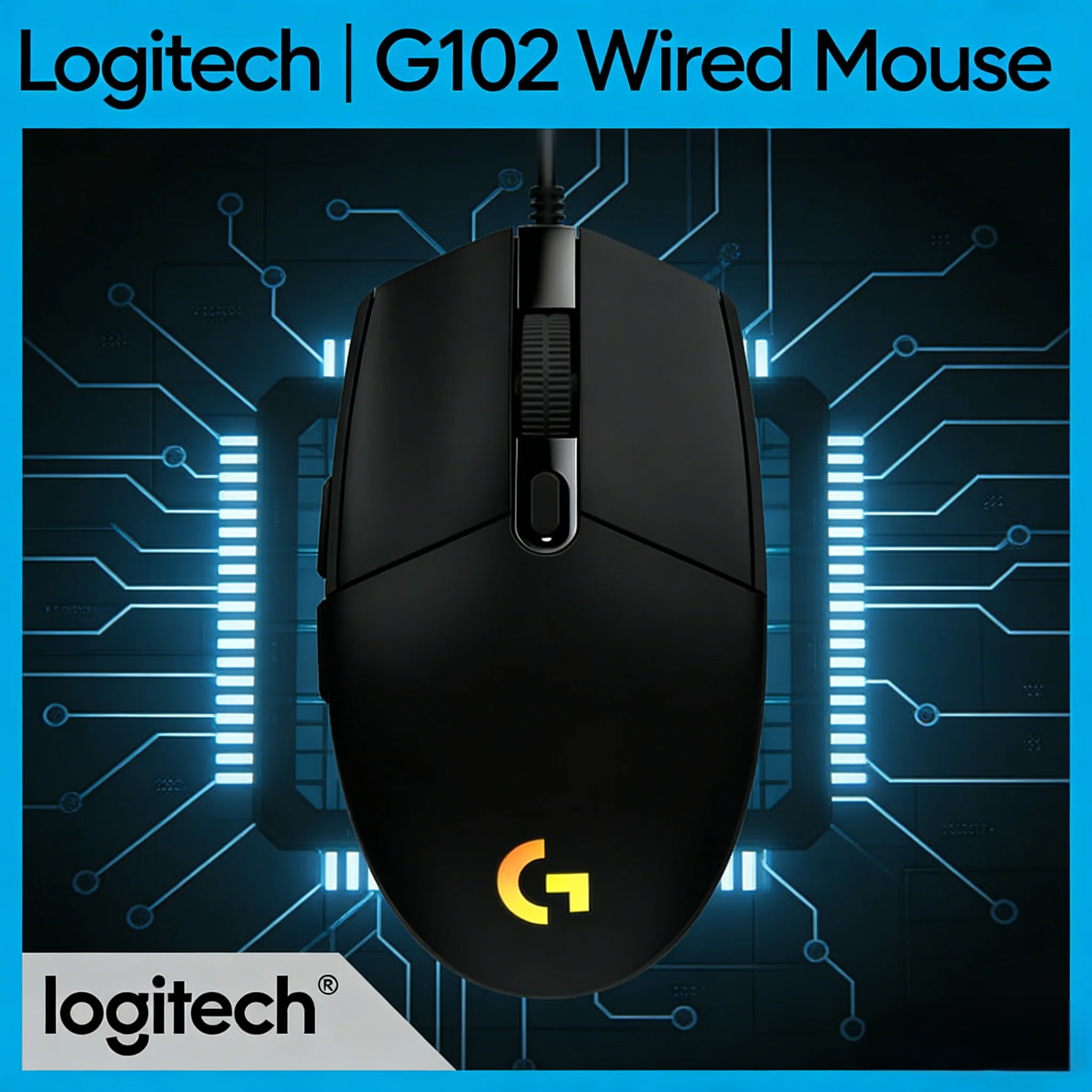 Программируемая игровая мышь G102 с встроенной памятью и подсветкой RGB LIGHTSYNC Flow
Программируемая игровая мышь G102 с встроенной памятью и подсветкой RGB LIGHTSYNC Flow