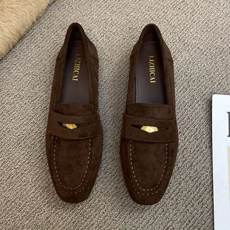 Женская обувь, лоферы Penny в стиле ретро, удобная повседневная обувь без шнуровки на мягкой подошве, роскошные фланелевые туфли на плоской подошве, женская пригородная рабочая обувь
Женская обувь, лоферы Penny в стиле ретро, удобная повседневная обувь без шнуровки на мягкой подошве, роскошные фланелевые туфли на плоской подошве, женская пригородная рабочая обувь