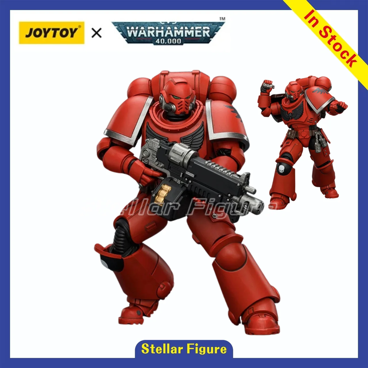 【SF】1/18 JOYTOY Warhammer 40K Blood Angels Intercessor with Bolt Rifle Bolt Pistol and Chainsword Action Figure Model
【SF】1/18 JOYTOY Warhammer 40K Blood Angels Intercessor with Bolt Rifle Bolt Pistol and Chainsword Action Figure Model