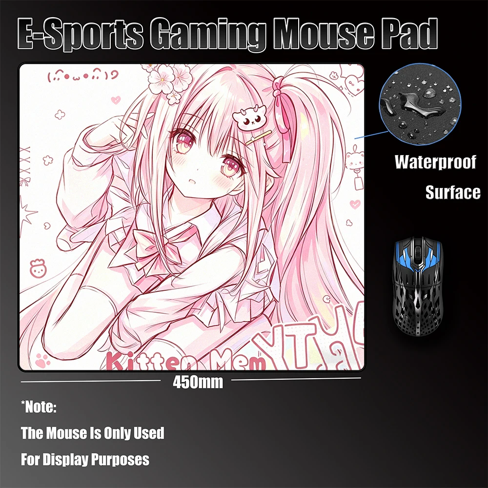 Kawaii Pink Anime Girl Non-Slip Mousepad Office Cute Laptop Desk Mat For A Gift Premium Rubber Mousepad Waterproof Keyboard Pad
Kawaii Pink Anime Girl Non-Slip Mousepad Office Cute Laptop Desk Mat For A Gift Premium Rubber Mousepad Waterproof Keyboard Pad