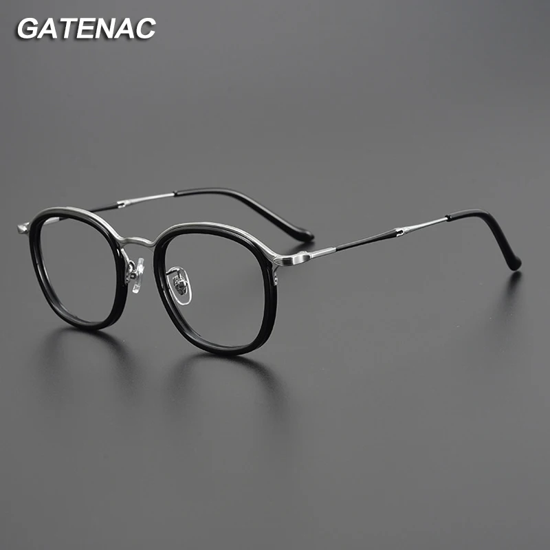 Korea Pure Titanium Eyeglasses Frame Men Vintage Prescription Myopia Optical Glasses Frame Women Designer Luxury Brand Eyewear
Korea Pure Titanium Eyeglasses Frame Men Vintage Prescription Myopia Optical Glasses Frame Women Designer Luxury Brand Eyewear