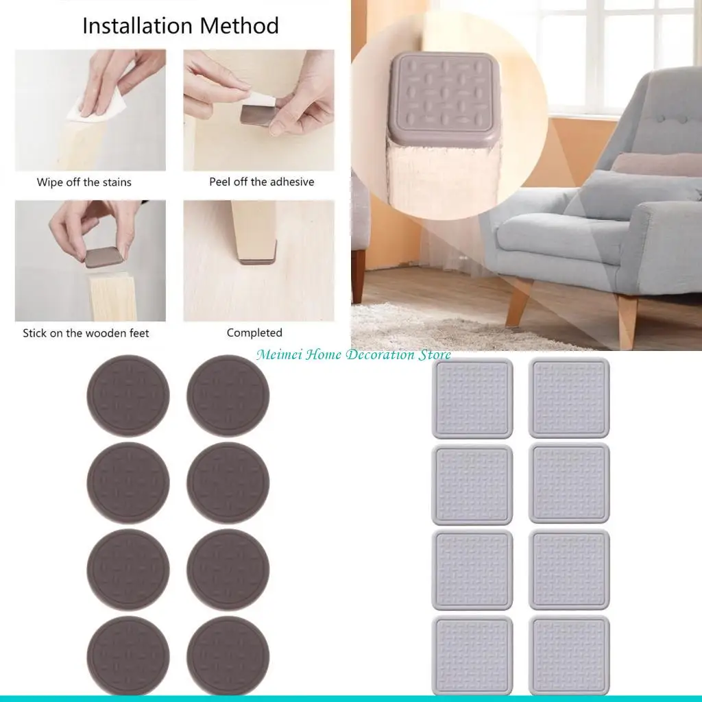 H7BF Floors Protector Thicken Silicone Pads Household Furniture Pads Chair Feet Mat
H7BF Floors Protector Thicken Silicone Pads Household Furniture Pads Chair Feet Mat