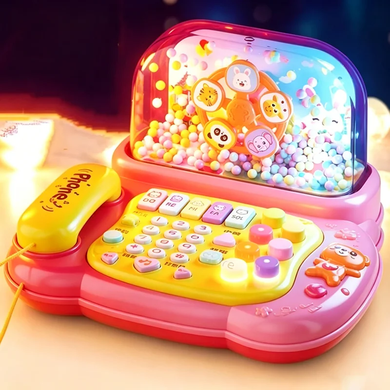 Simulation Telephone Toys Music Snowfiake Lights Story Machine Baby Mobile Phone Multi-functional Kids Education Birthday Gifts
Simulation Telephone Toys Music Snowfiake Lights Story Machine Baby Mobile Phone Multi-functional Kids Education Birthday Gifts