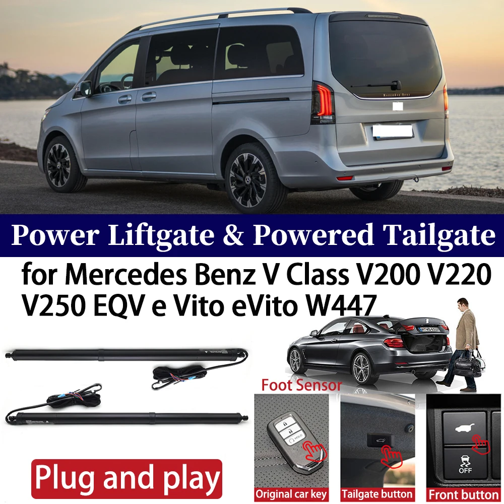 for Mercedes Benz V Class V200 V220 V250 EQV e Vito eVito W447 Car Auto Power Electric Tailgate Liftgate Trunk Closer System
for Mercedes Benz V Class V200 V220 V250 EQV e Vito eVito W447 Car Auto Power Electric Tailgate Liftgate Trunk Closer System