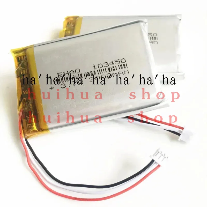 5 PCS 103450 3.7V 2000mAh LiPo Polymer Rechargeable Battery FOR JST 3Pin 1.25mm JM
5 PCS 103450 3.7V 2000mAh LiPo Polymer Rechargeable Battery FOR JST 3Pin 1.25mm JM