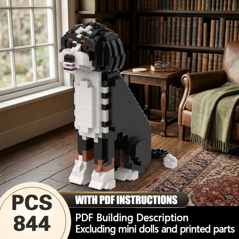 Creators Animal Series Model MOC Building Bricks Mountain Dog Modular Technology Gifts Holiday Assemble Children Toys Suit
Creators Animal Series Model MOC Building Bricks Mountain Dog Modular Technology Gifts Holiday Assemble Children Toys Suit