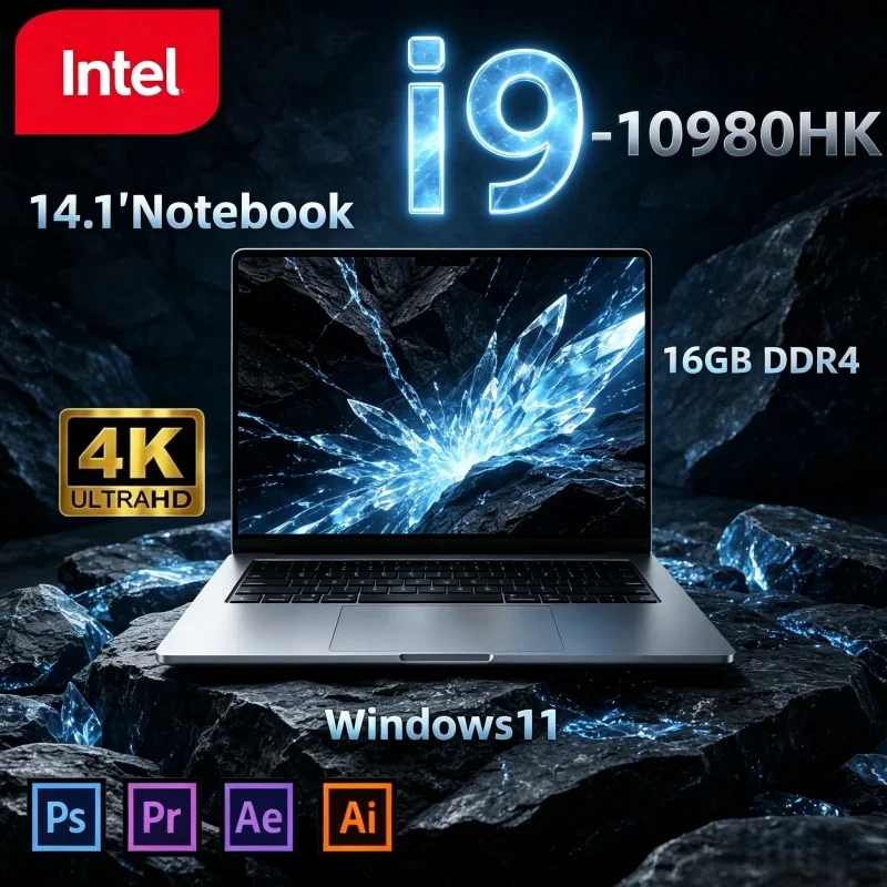 Fast Boot Large Capacity Win11 Notebook 14.1 Inch I9-10980HK 120Hz FHD IPS 16/32GB RAM 2TB SSD Backlit Keys Laptop
Fast Boot Large Capacity Win11 Notebook 14.1 Inch I9-10980HK 120Hz FHD IPS 16/32GB RAM 2TB SSD Backlit Keys Laptop