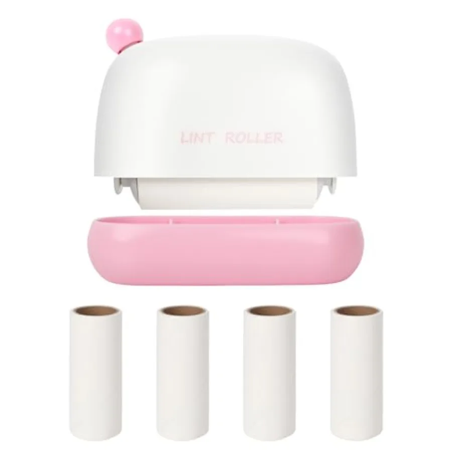 Disposable Mini Lint Roller with 4 Refills, PinkWhite Portable, Easy Tear Residue-Free, Pocket-Sized for Travel Clothes, Furnit
Disposable Mini Lint Roller with 4 Refills, PinkWhite Portable, Easy Tear Residue-Free, Pocket-Sized for Travel Clothes, Furnit