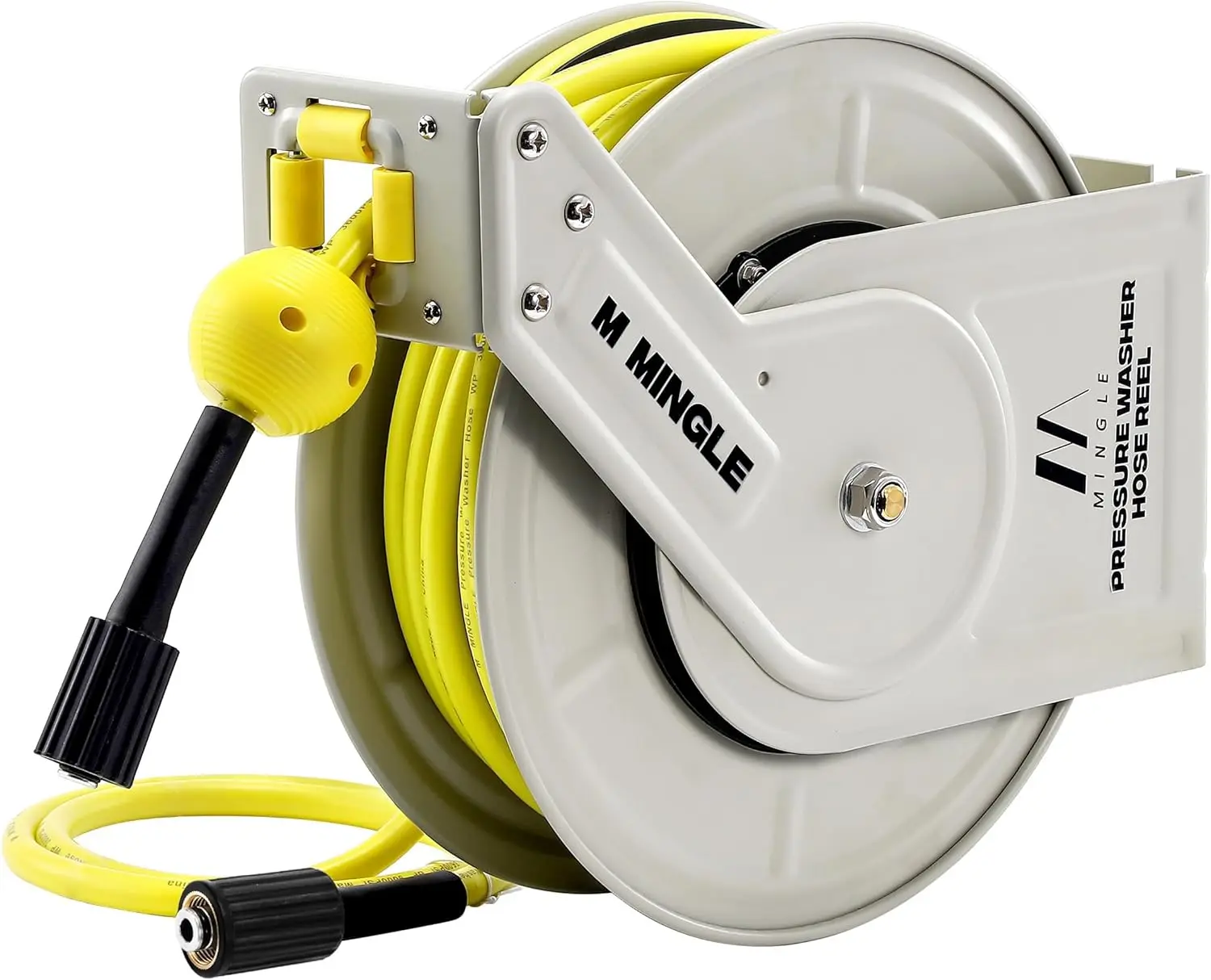 Выдвижной барабан для шланга высокого давления, 1/4" x 60 футов, усиленный, с автоматической намоткой, для настенного/напольного крепления, 3600 PSI
Выдвижной барабан для шланга высокого давления, 1/4" x 60 футов, усиленный, с автоматической намоткой, для настенного/напольного крепления, 3600 PSI