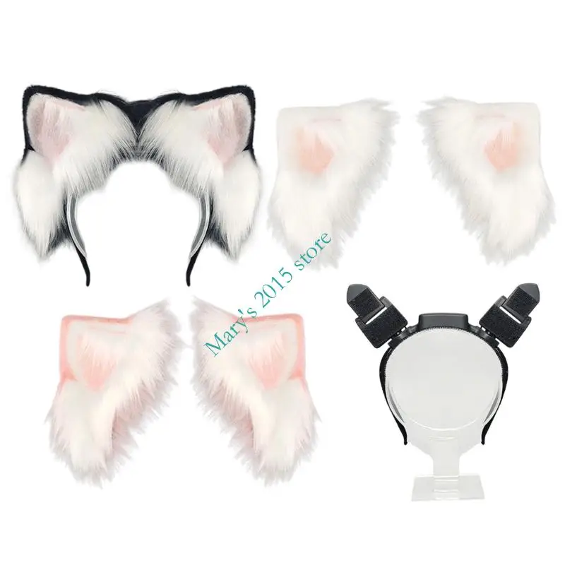 Electric Puss Ear Headdress Props With 3D Motion Detection Multiple Interaction Modes For Anime Fan And Gamers
Electric Puss Ear Headdress Props With 3D Motion Detection Multiple Interaction Modes For Anime Fan And Gamers