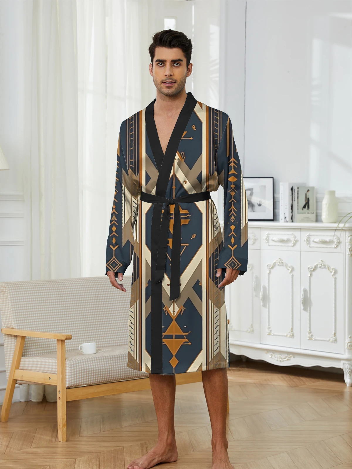 1pcs Men's Robes 2026 Spring/Summer Graphic bath robe Sleepwear Men's bathrobe dressing gown Bathrobe man 3D Printed Breathable
1pcs Men's Robes 2026 Spring/Summer Graphic bath robe Sleepwear Men's bathrobe dressing gown Bathrobe man 3D Printed Breathable
