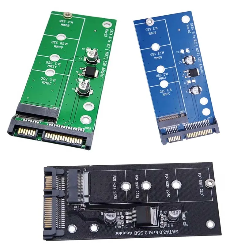SATA M.2 NGFF SSD to B KEY Convert Card 2.5inch SATA 2230 2242 2260 2280 NGFF SSD B KEY Extend Adapter
SATA M.2 NGFF SSD to B KEY Convert Card 2.5inch SATA 2230 2242 2260 2280 NGFF SSD B KEY Extend Adapter