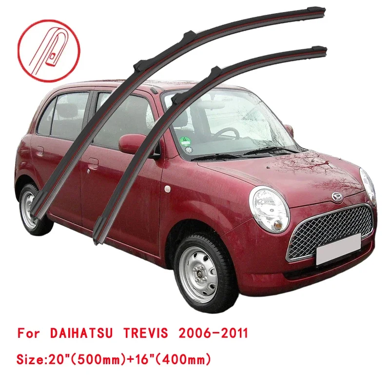 Для DAIHATSU TREVIS 2006-2011: Щетки стеклоочистителя лобового стекла, аксессуары для мойки, запасные части для чистки
Для DAIHATSU TREVIS 2006-2011: Щетки стеклоочистителя лобового стекла, аксессуары для мойки, запасные части для чистки
