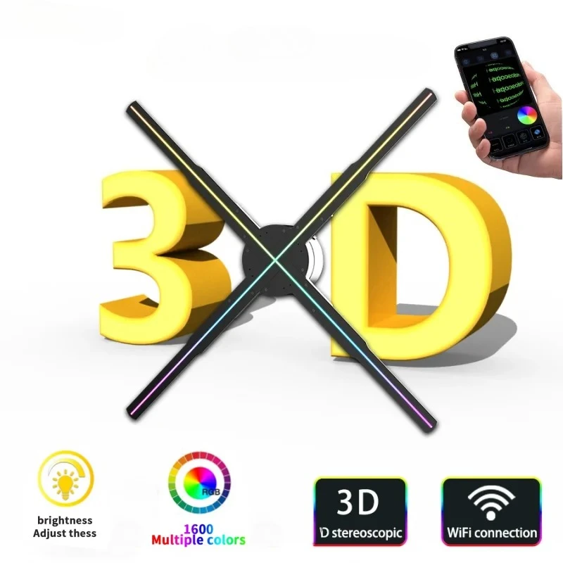 Naked-eye 3D Hologram Projector 14cm Wifi Display Advertising Logo Light LED Sign Holographic Lamp Three-Dimensional Projectors
Naked-eye 3D Hologram Projector 14cm Wifi Display Advertising Logo Light LED Sign Holographic Lamp Three-Dimensional Projectors