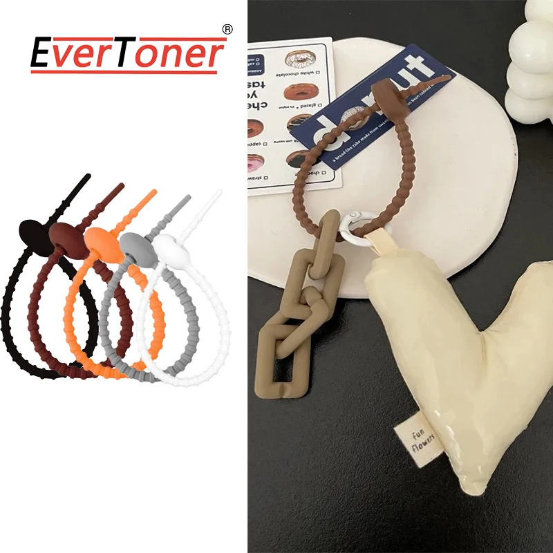 EverToner Reusable Multi Color Releasable Silicone Zip Ties Live Buckle Ties Silicone Material for Bag Pendant Accessories
EverToner Reusable Multi Color Releasable Silicone Zip Ties Live Buckle Ties Silicone Material for Bag Pendant Accessories