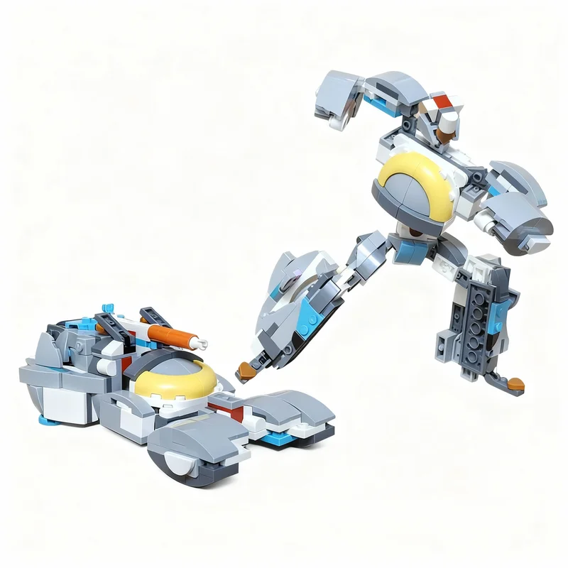 281pcs MOC Transformer Hovercar Alternate Build Playful Cat Creator 3 1 Model Building Blocks Architecture Toy Christmas Gifts
281pcs MOC Transformer Hovercar Alternate Build Playful Cat Creator 3 1 Model Building Blocks Architecture Toy Christmas Gifts