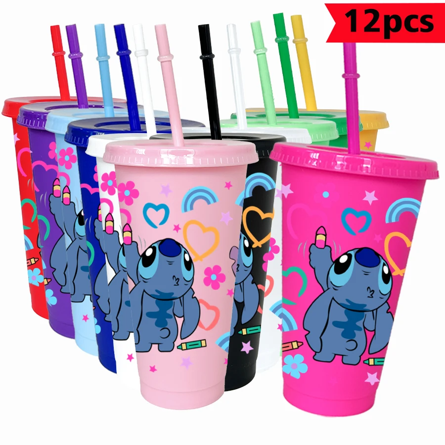 12pcs/lot Disney Stitch Love 26oz Color Plastic Tumbler Birthday Party Drinkware Juice Coffee Mug
12pcs/lot Disney Stitch Love 26oz Color Plastic Tumbler Birthday Party Drinkware Juice Coffee Mug